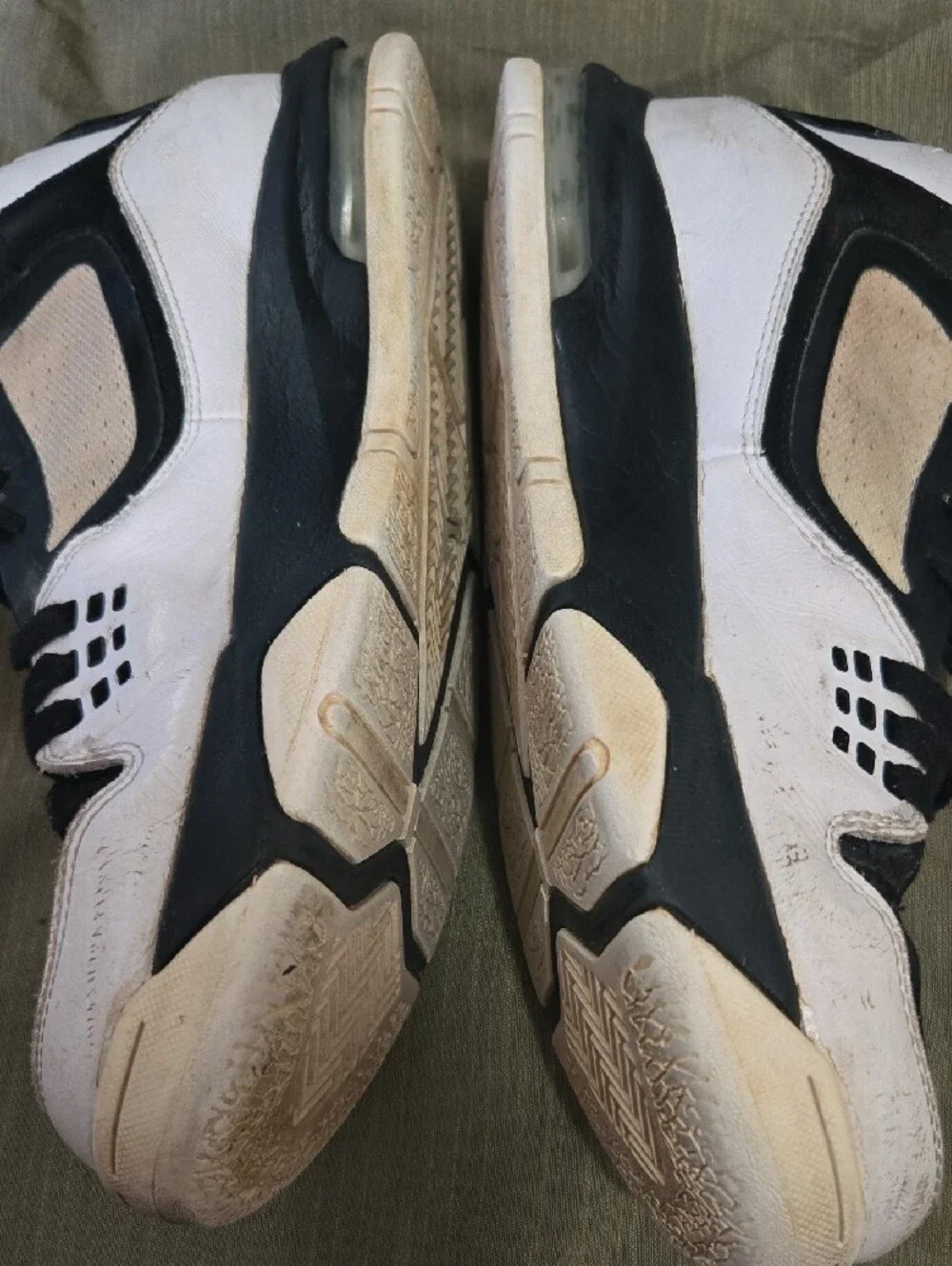 Jordan Men’s Black and White High-Top Sneakers